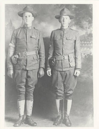 Soldiers in Military Police Uniforms