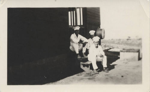 Photo of Cooks at National Guard Camp