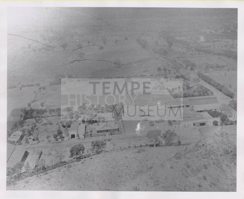 Photograph, Hayden Mill and Casa Vieja from Tempe Butte