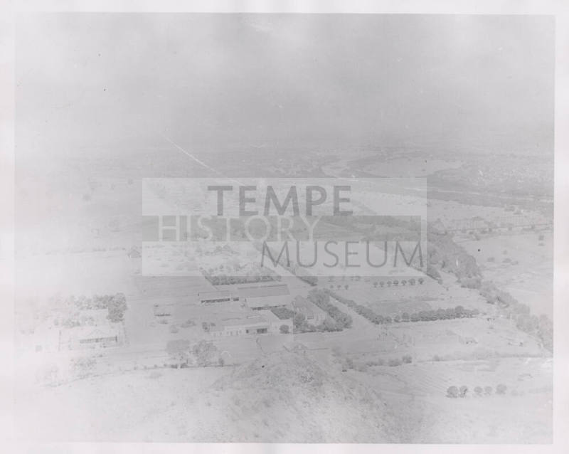 Photograph, Hayden Mill and Casa Vieja from Tempe Butte
