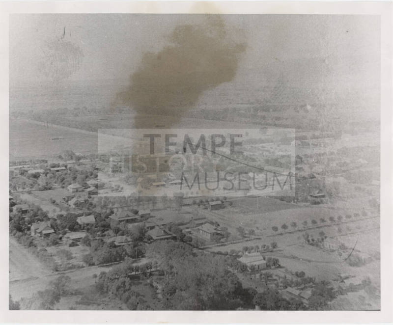 Photograph, looking southwest from Tempe Butte