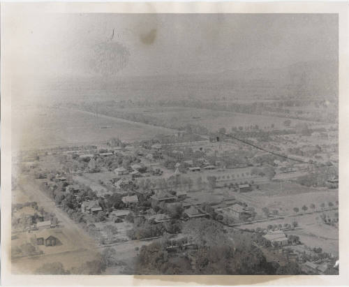 Photograph, Tempe looking southwest from the butte