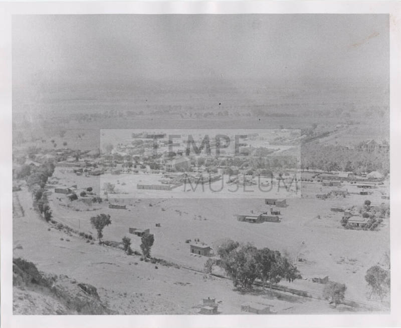Photograph, San Pablo barrio from Tempe Butte