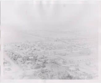 Photograph, view of Tempe looking southwest from butte