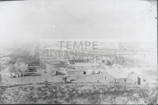 Photograph, Hayden Flour Mill and Casa Vieja.