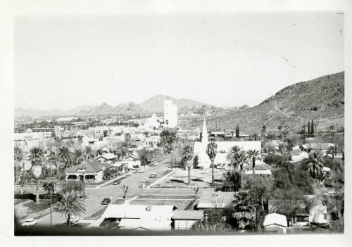 Photograph, intersection of 7th street and Myrtle, downtown Tempe