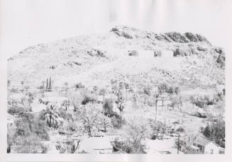 Photograph, Tempe Butte with 2 water tanks