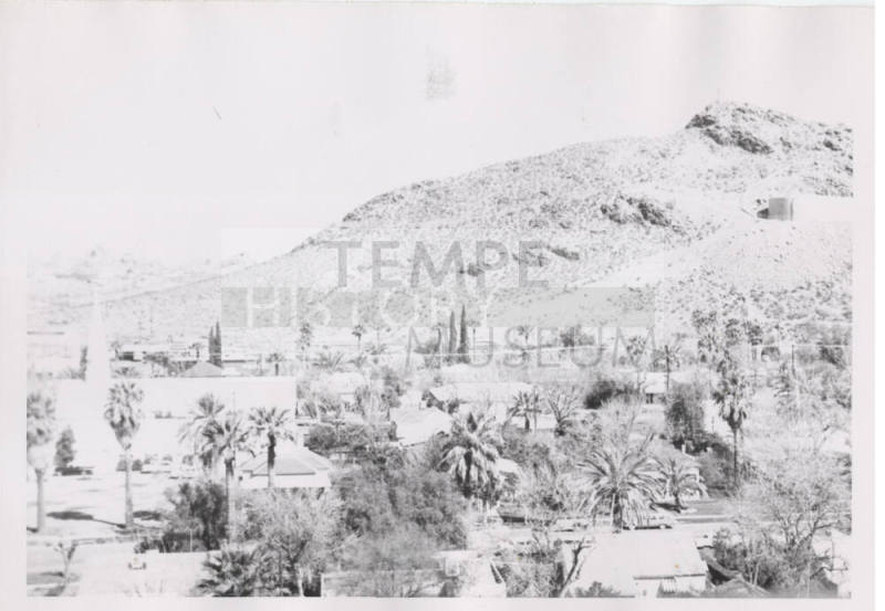 Photograph, Tempe Butte with 1 water tank