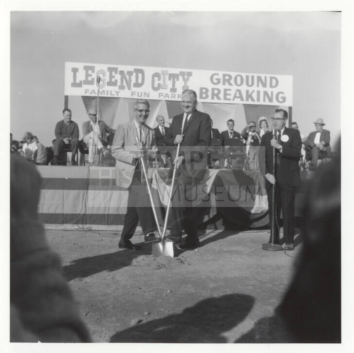 Photograph, Ground breaking ceremony, Legend City