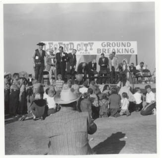 Photograph, groundbreaking ceremony, Legend City
