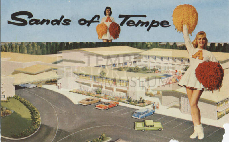 Postcard, Sands of Tempe Motel