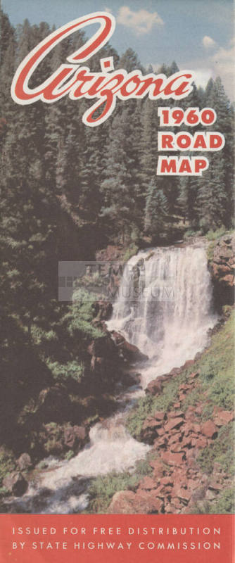 "Arizona 1960 Road Map"