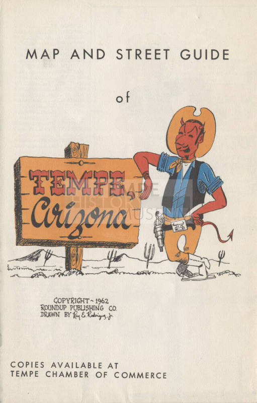 "Map and Street Guide of Tempe, Arizona"
