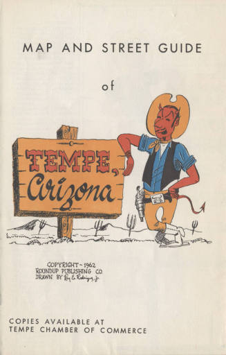 "Map and Street Guide of Tempe, Arizona"