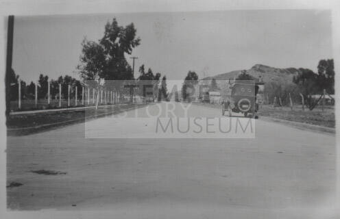 Looking north on a Tempe street, 1920s