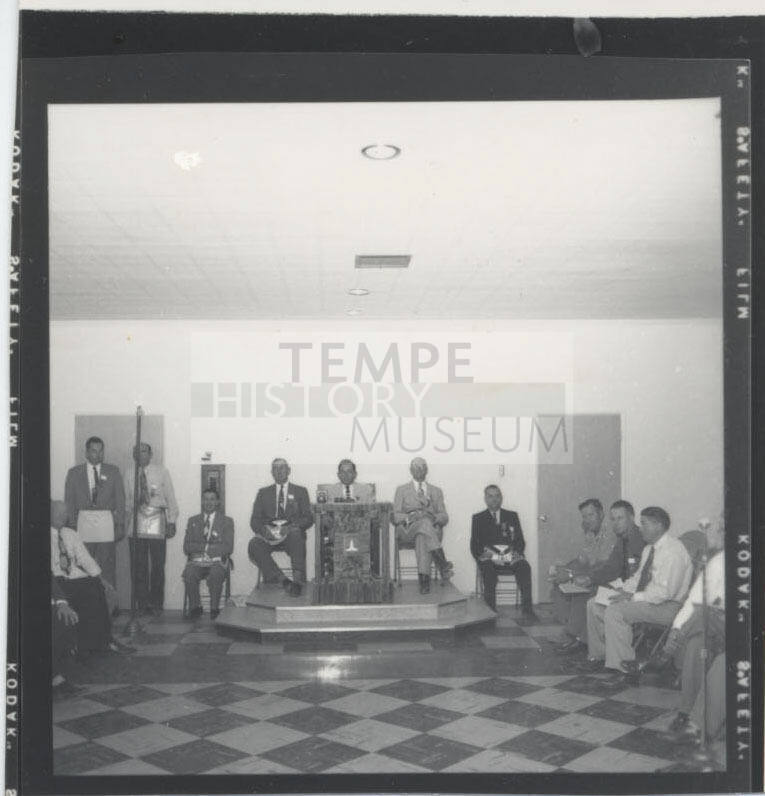 Masonic Leaders on Platform