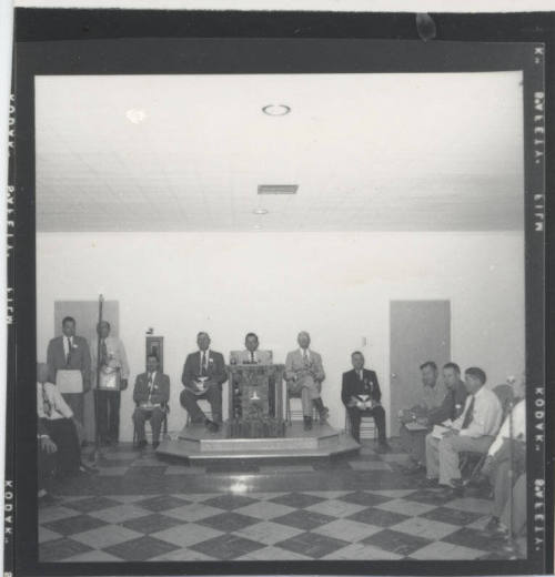 Masonic Leaders on Platform