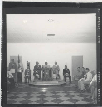 Masonic Leaders on Platform