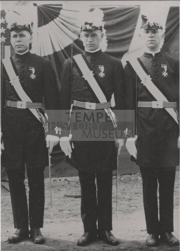 Faternal Organization Members in Regalia
