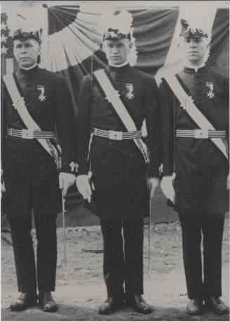 Faternal Organization Members in Regalia