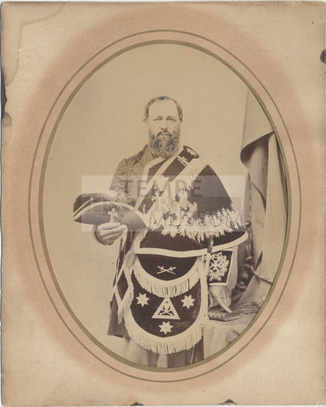 Portrait of Man in Ceremonial Regalia