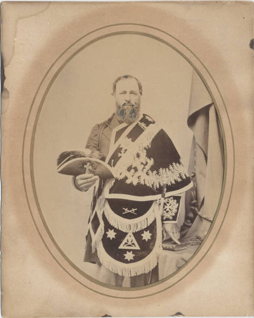 Portrait of Man in Ceremonial Regalia