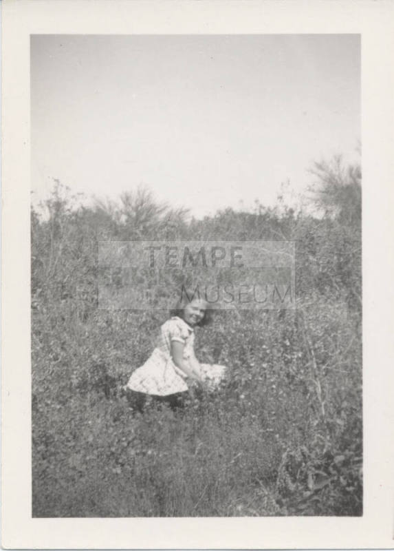 Barbara Allen in a Field of Wild Flowers