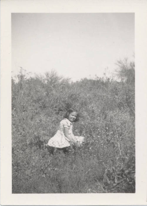 Barbara Allen in a Field of Wild Flowers