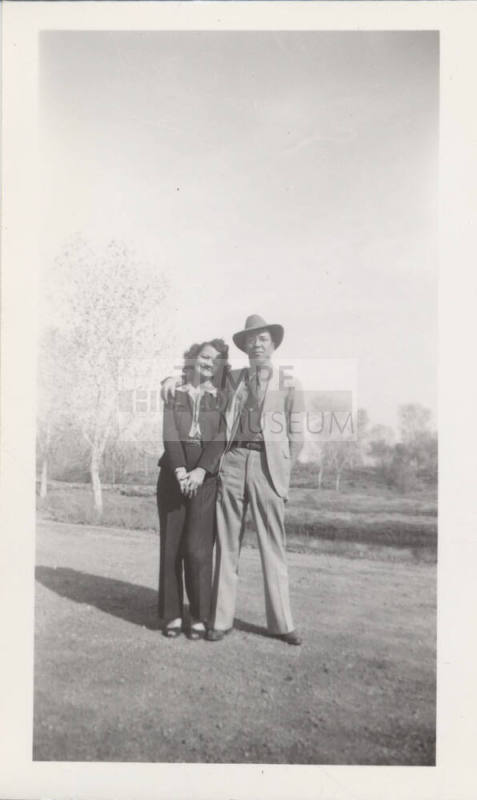 Fulton Allen with an Unidentified Woman