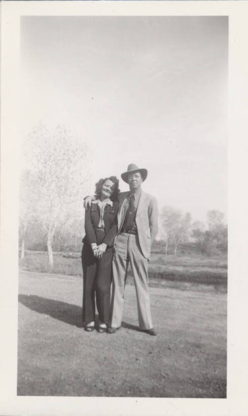 Fulton Allen with an Unidentified Woman