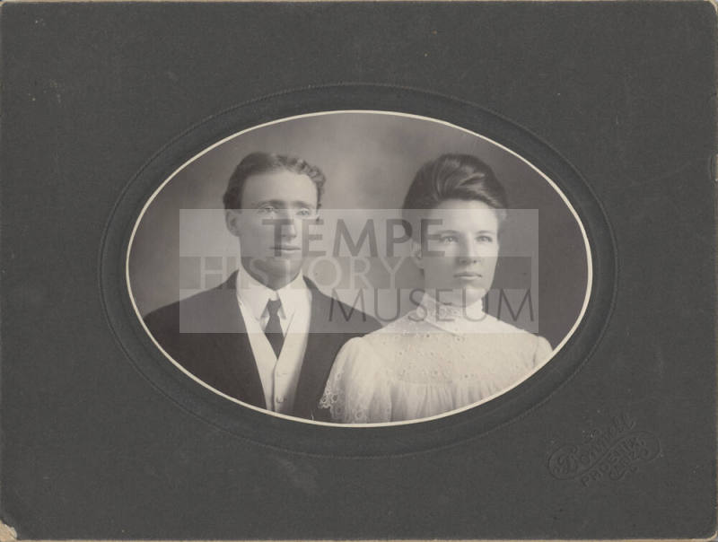 Portrait of Mack and Eva Browning