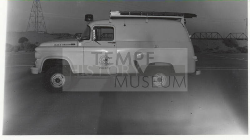 Tempe police vehicle