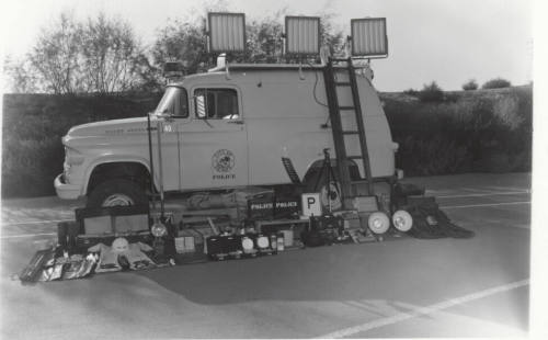 Tempe police vehicle and gear