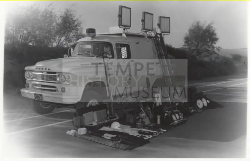 Tempe police vehicle and gear