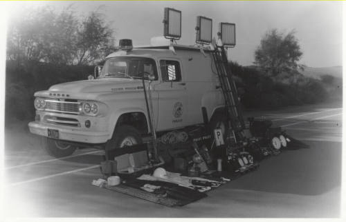 Tempe police vehicle and gear