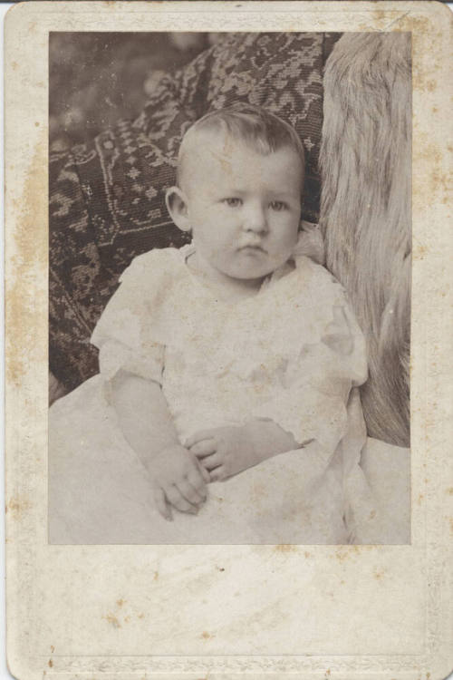 Portrait of Fred D. Cooper as a Baby