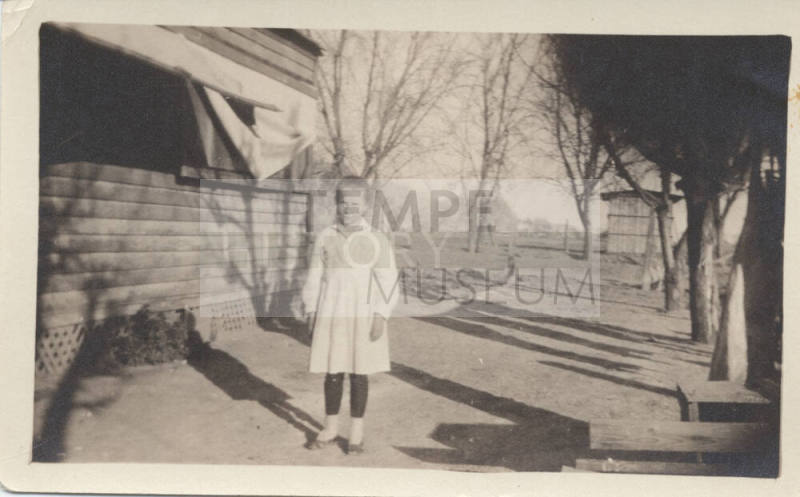 Peggy Casner in Residential Area