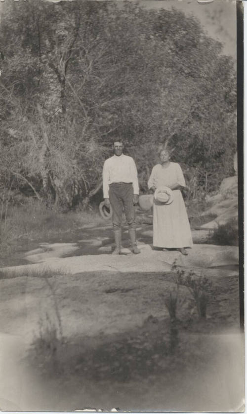 Mary S. Craig and an Unidentified Man