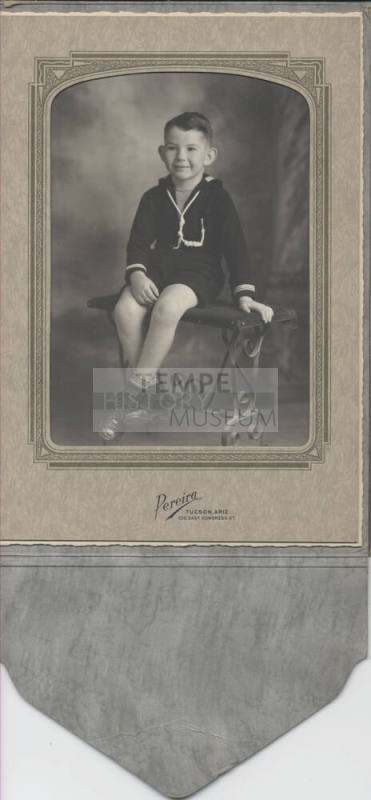Portrait of Unknown Boy in Sailor Suit