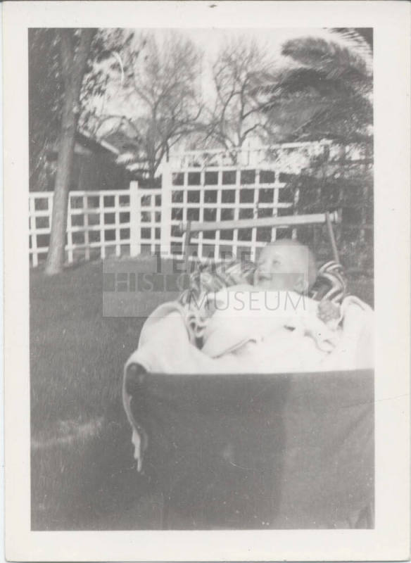 Photograph of Paul Enders in Carriage