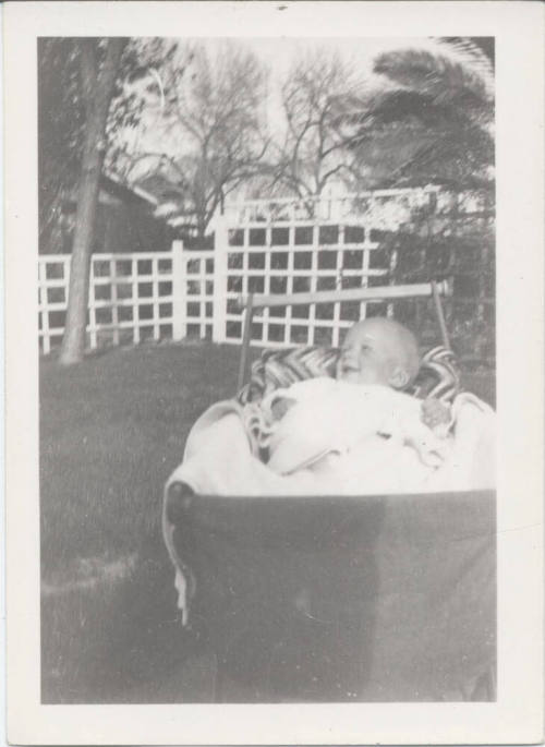 Photograph of Paul Enders in Carriage