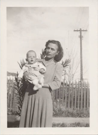 Photograph of Julia Enders Holding Paul