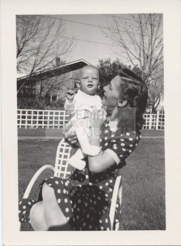 Photograph of Julia Enders Holding Paul
