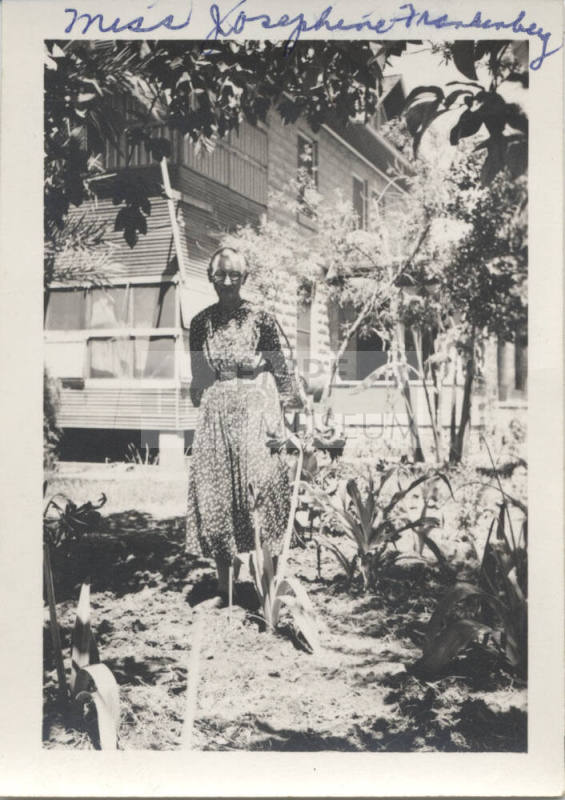 Josephine Frankenburg in Front of House