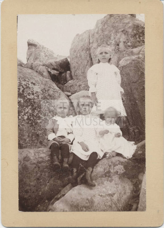 Photograph of Four Gililland Children