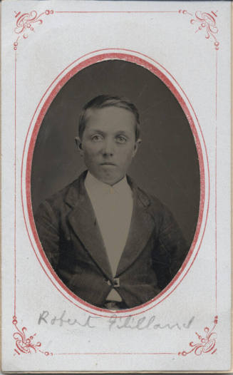 Portrait of Robert Gililland as a Boy