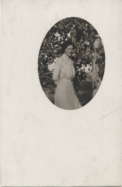 Estelle Craig in Front of Tree