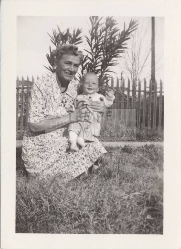 Estelle Craig Hackett with Small Child