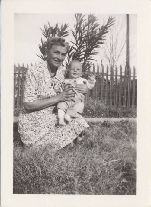 Estelle Craig Hackett with Small Child