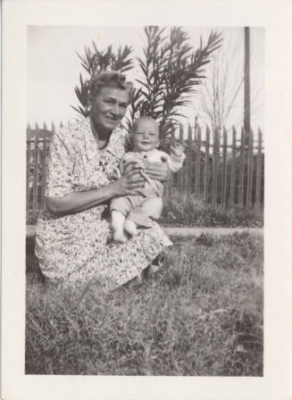 Estelle Craig Hackett with Small Child